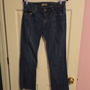 See Thru Soul Dark‎ Blue Boot Cut Jeans